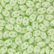 SuperDuo perlen 2.5x5mm Powdery - Pastel Lime
